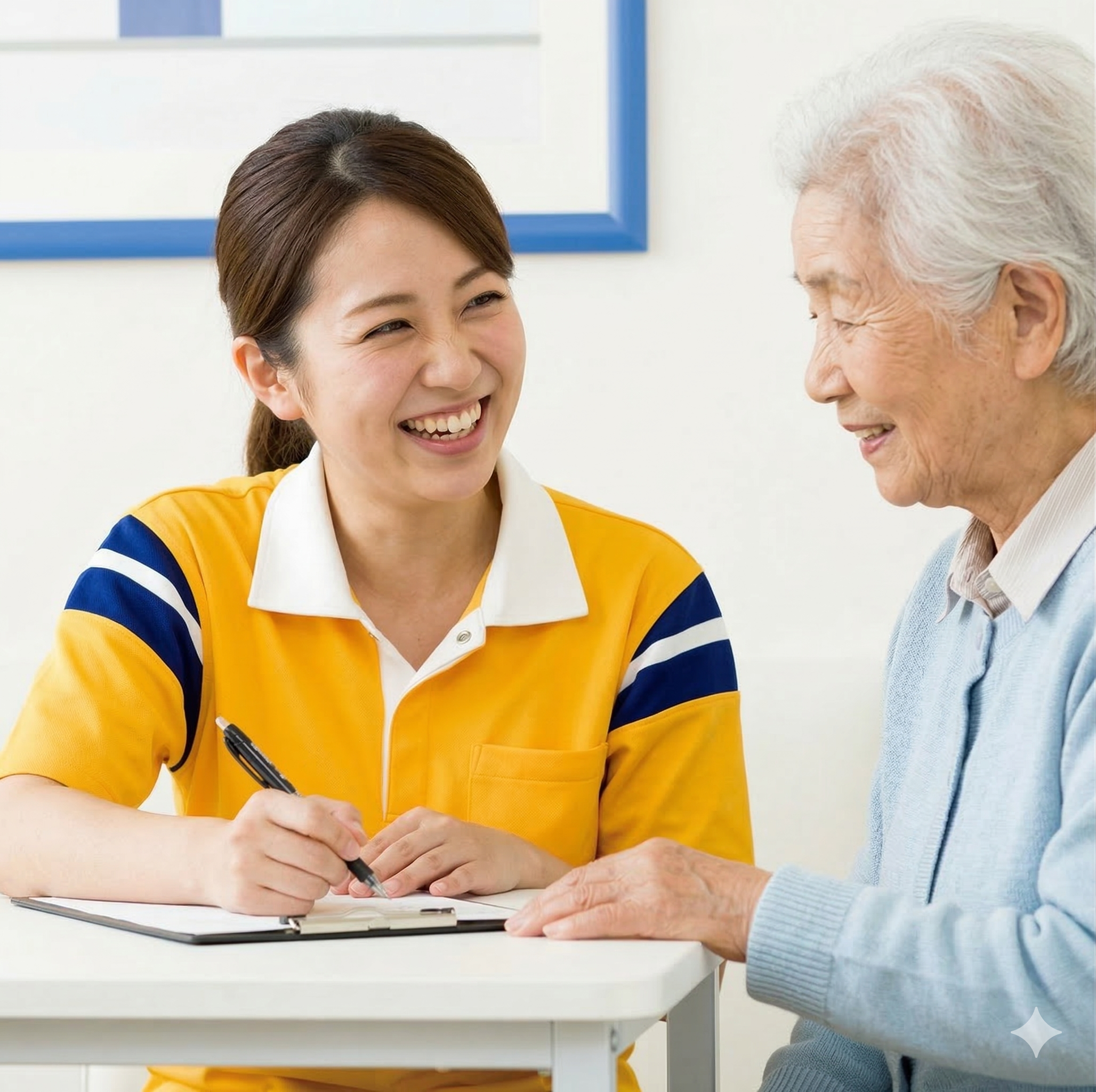 温かい在宅ケアの様子